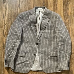 Men’s Linen Pinstripe Suit